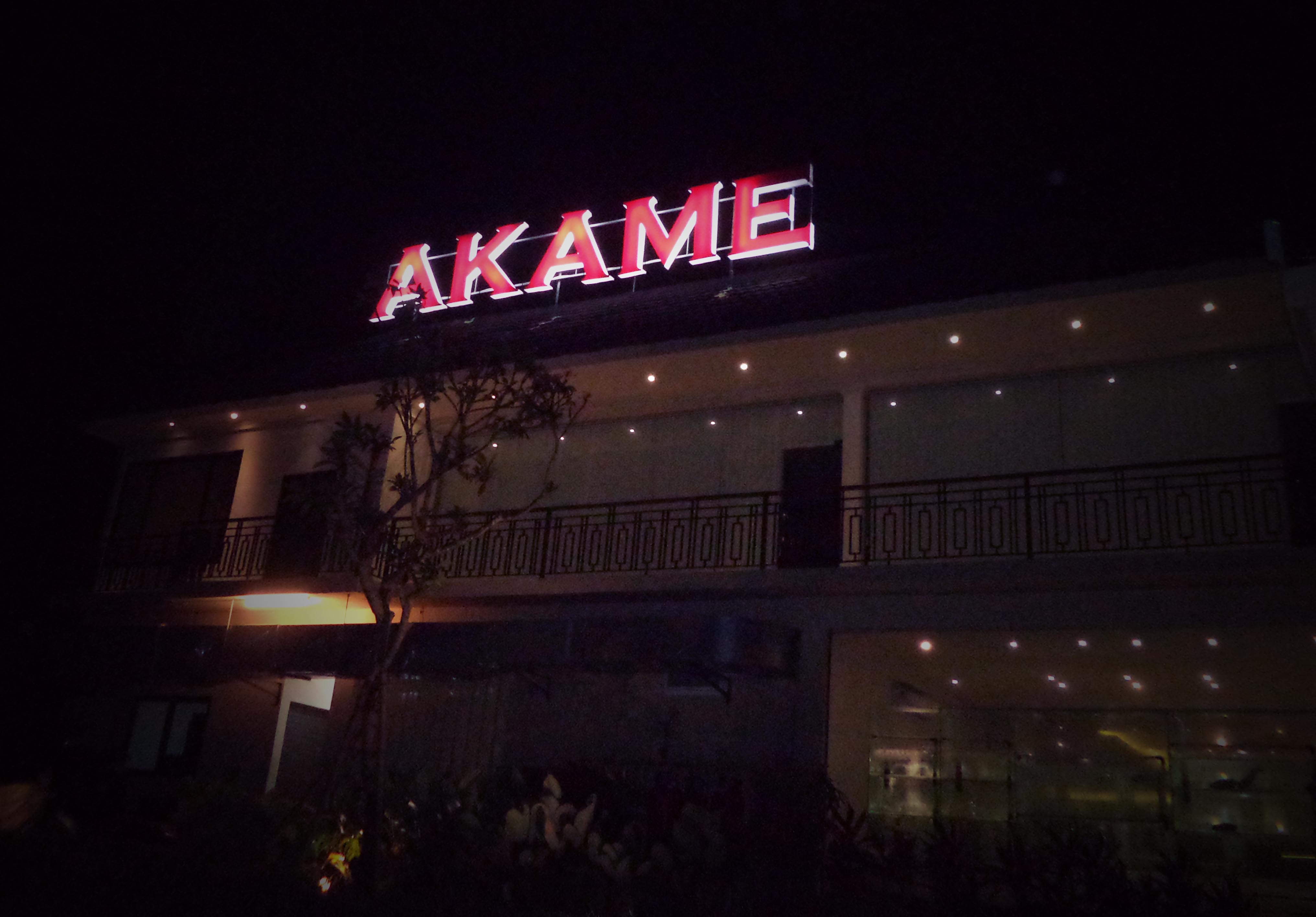 Letter Tombul Acrylic AKAME Letter Tombul Acrylic AKAME