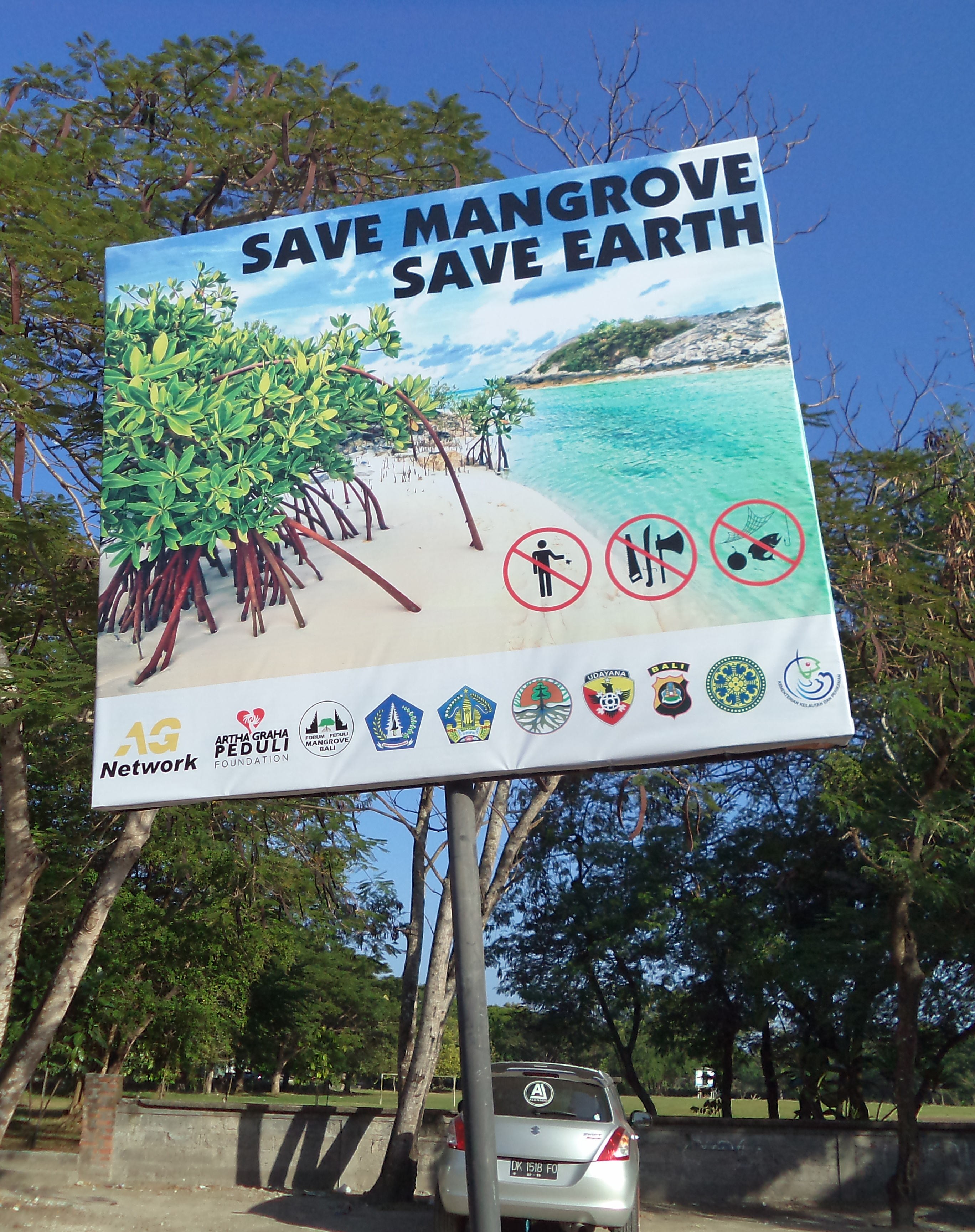 Baliho event SAVE MANGROVE SAVE EARTH Baliho event SAVE MANGROVE SAVE EARTH