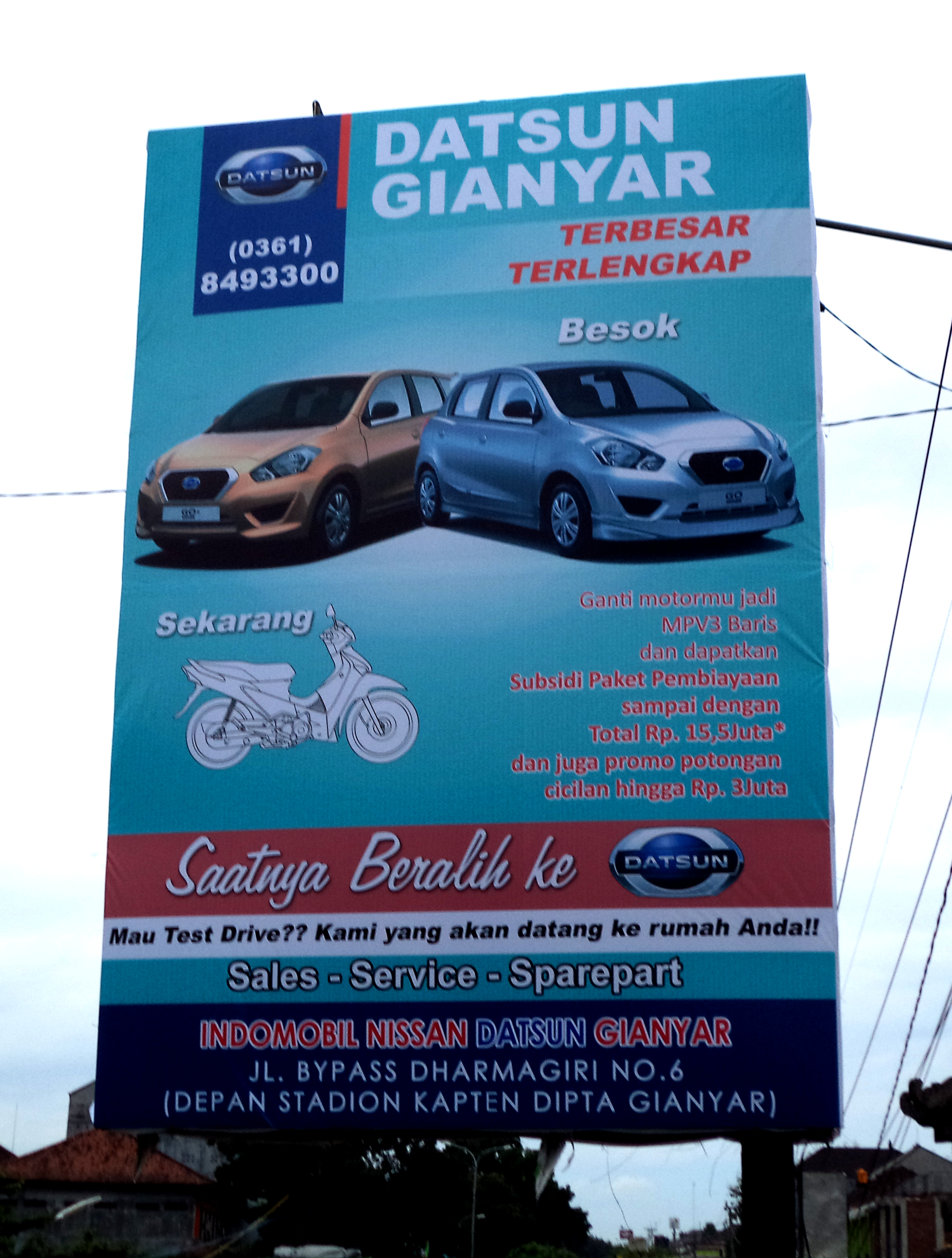 Baliho DATSUN GIANYAR