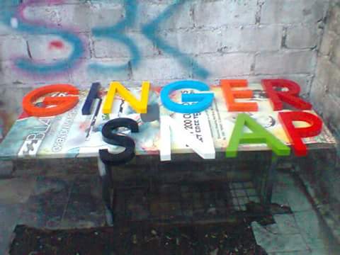 Letter Timbul Ginger Snap Letter Timbul Ginger Snap